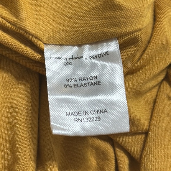 House of Harlow 1960 x REVOLVE Freya Dress in Gold Lined Midi Sleeveless size XS - Picture 7 of 8